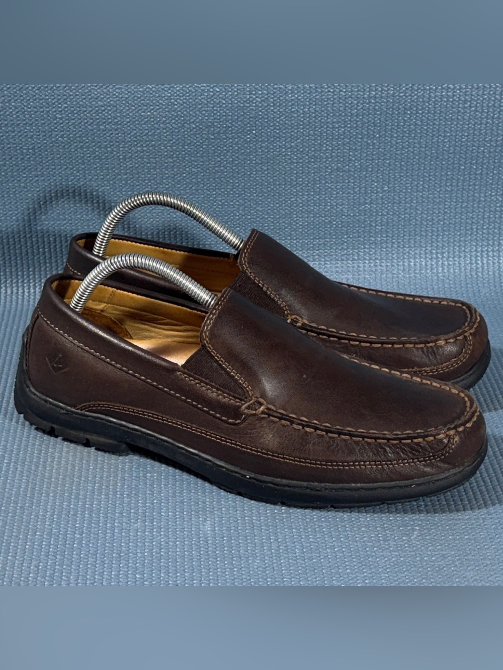 Sperry Gold Cup Loafers Men’s Brown Leather Slip On Casual Boat Shoes Size 9